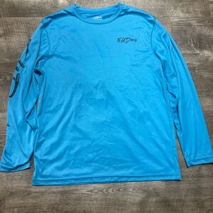 F.H. Dave’s Feelin Crabby Long Sleeve Shirt Size Medium